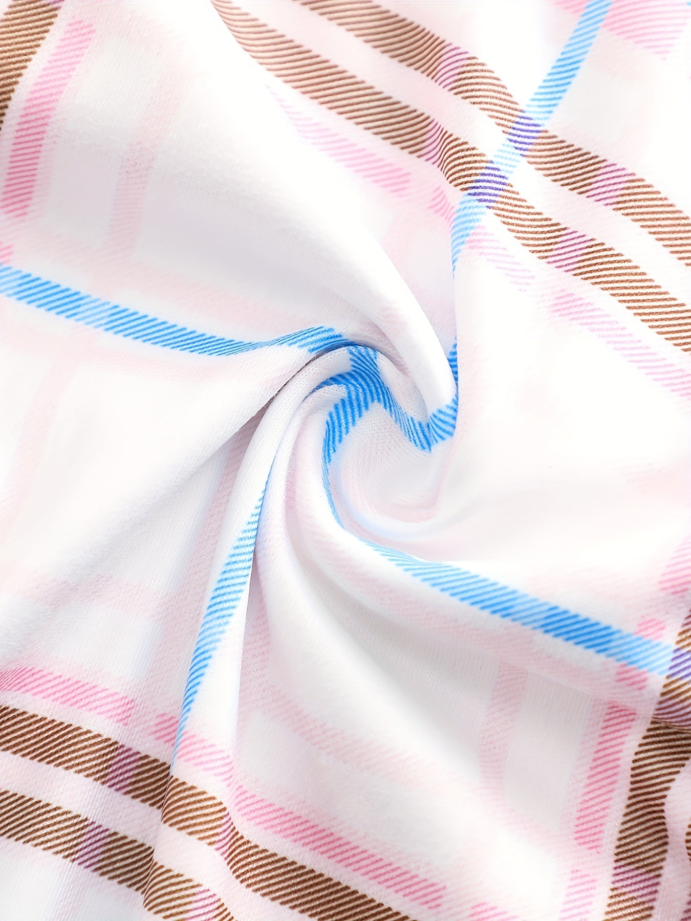 [4pcs Comfy Plaid Lounge Bottoms] 4pcs Plaid Print Lounge Bottoms, Casual & Comfy Elastic Waist Shorts, Women's Sleepwear & Loungewear