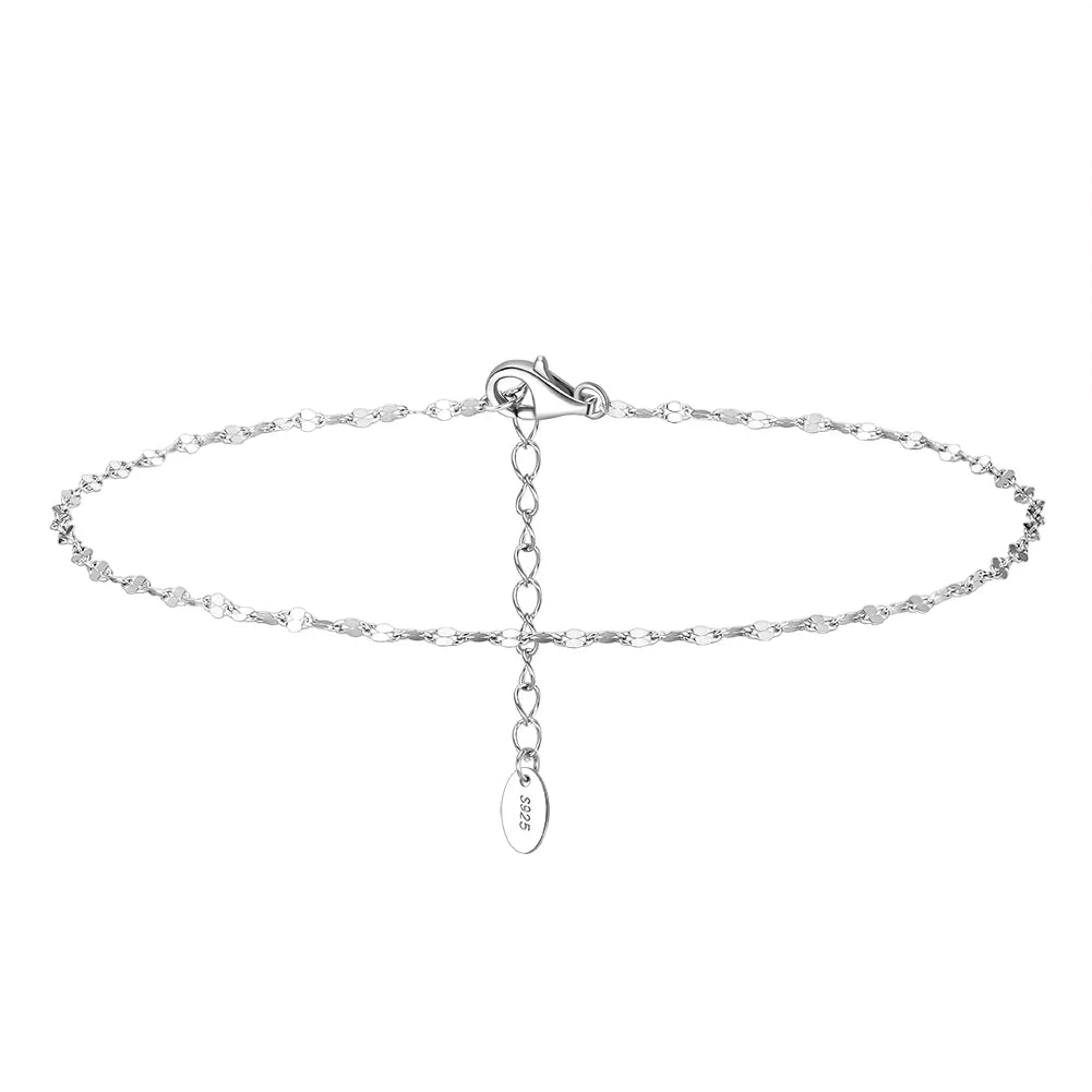 SA-11 Ankle Bracelets for Women, 14k Gold Plated Waterproof Cuban Figaro Link Chain Gold Anklets Jewelry Gift Adjustable Size