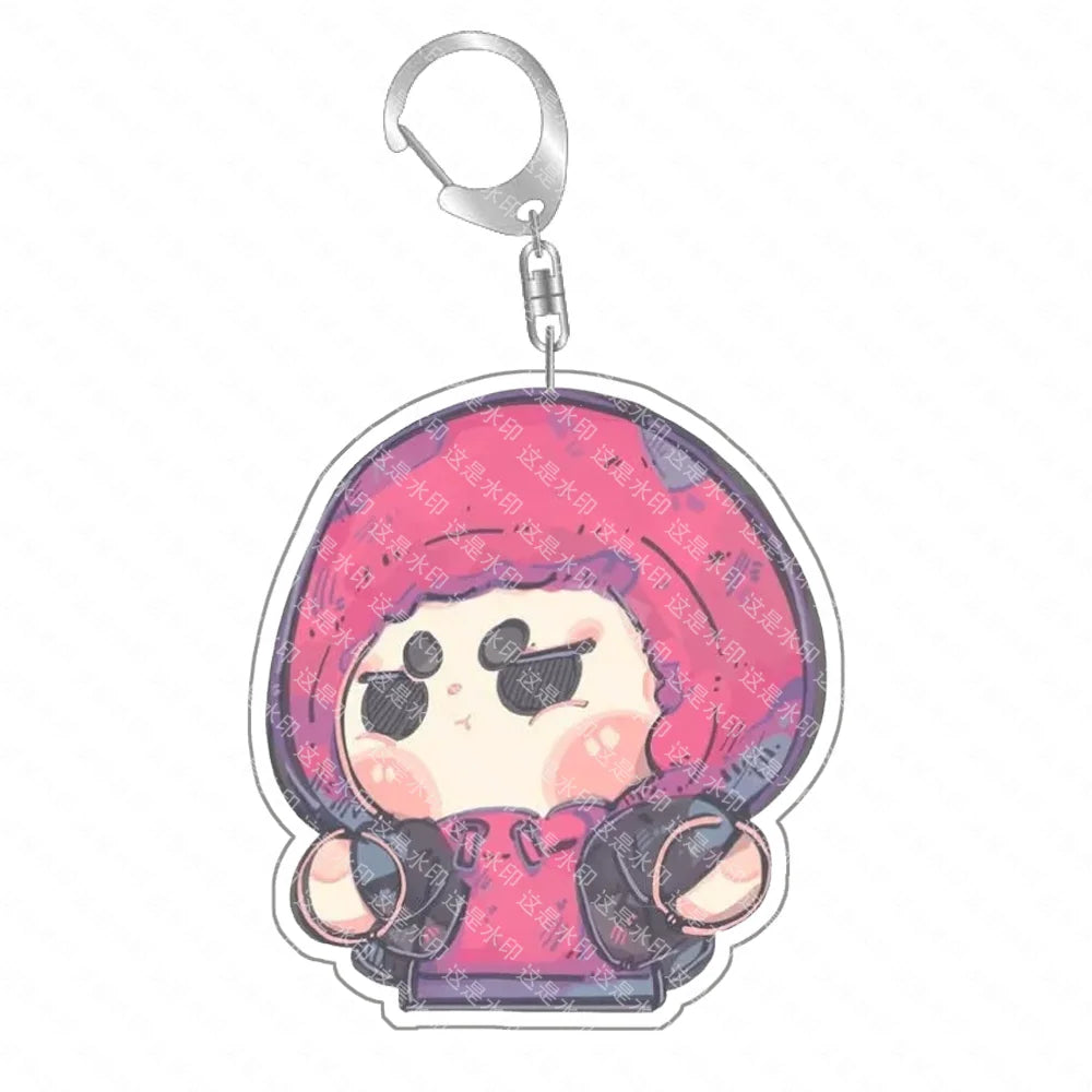 K-Pop Demon Hunters Preorder Huntr-x Keychain - Fan Art Self Made Acrylic Charm Anime Classics Game Collection Toy Gift