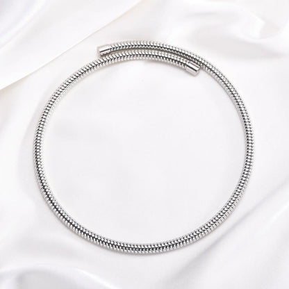 Necklace For Women Adjustable Open Choker Snake Collar Stretch Statement Jewelry Mom Girlfriend Valentine's Day Gift