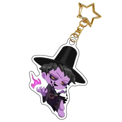 K-Pop Demon Hunters Preorder Huntr-x Keychain - Fan Art Self Made Acrylic Charm Anime Classics Game Collection Toy Gift