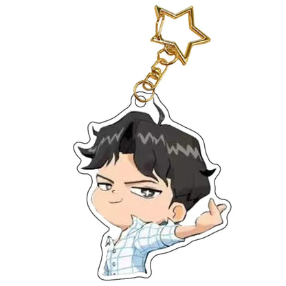 K-Pop Demon Hunters Preorder Huntr-x Keychain - Fan Art Self Made Acrylic Charm Anime Classics Game Collection Toy Gift