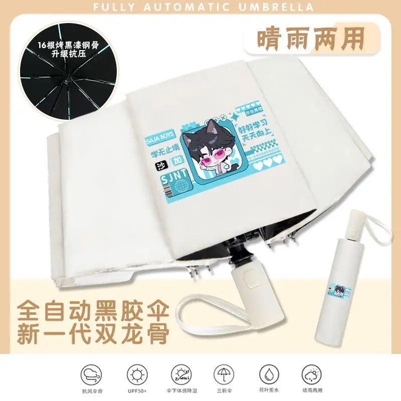 K-Pop Demon Hunters animation cartoon cute umbrella creative unisex sunshade sun protection UV protection parasol gift wholesale