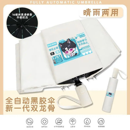 K-Pop Demon Hunters animation cartoon cute umbrella creative unisex sunshade sun protection UV protection parasol gift wholesale