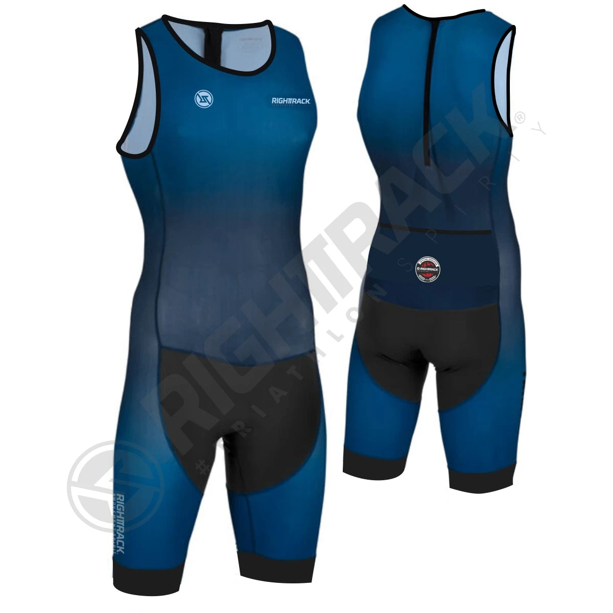 Hot RIGHTTRACK Trisuit MEN'S World Triathlon Jumpsuit Summer Skinsuit Swimming Cycling Running Competition Appare