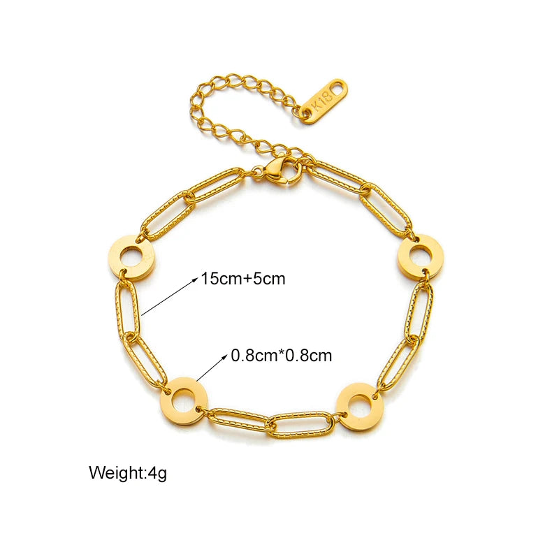 MEYRROYU 316 Stainless Steel Vintage Green Stone Heart Tassel Multilayer Charm Bracelet for Women Wedding Jewelry Beach брелок