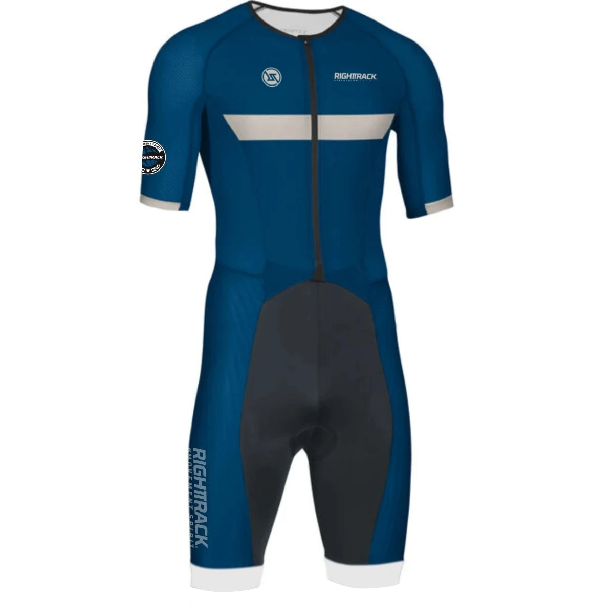 Hot RIGHTTRACK Trisuit MEN'S World Triathlon Jumpsuit Summer Skinsuit Swimming Cycling Running Competition Appare