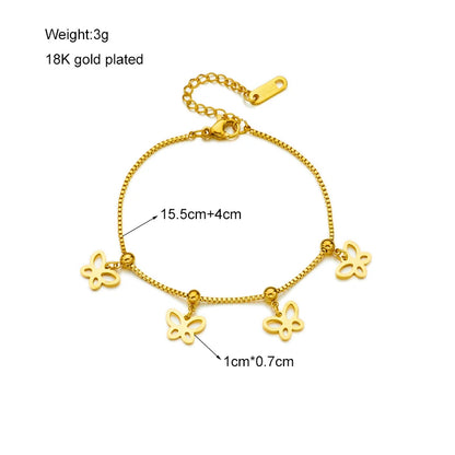 MEYRROYU 316 Stainless Steel Vintage Green Stone Heart Tassel Multilayer Charm Bracelet for Women Wedding Jewelry Beach брелок