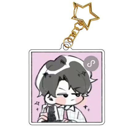 K-Pop Demon Hunters Preorder Huntr-x Keychain - Fan Art Self Made Acrylic Charm Anime Classics Game Collection Toy Gift