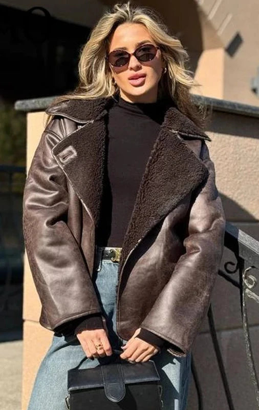 Faux Wool Coats And Mixtures Jacket