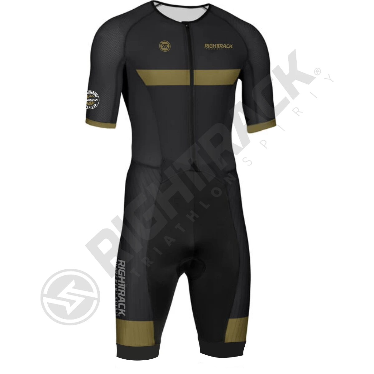 Hot RIGHTTRACK Trisuit MEN'S World Triathlon Jumpsuit Summer Skinsuit Swimming Cycling Running Competition Appare