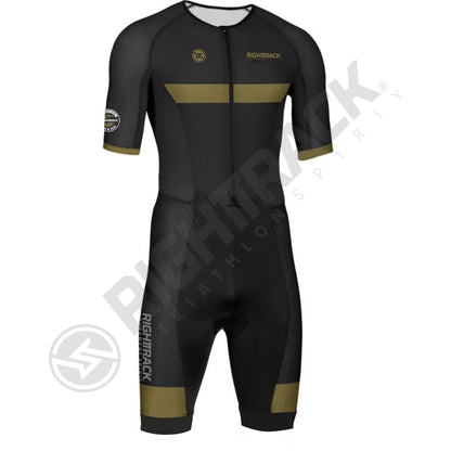 Hot RIGHTTRACK Trisuit MEN'S World Triathlon Jumpsuit Summer Skinsuit Swimming Cycling Running Competition Appare