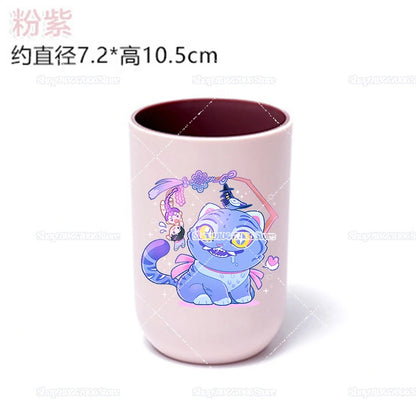 Anime K-pop Demon Hunters Print Bathroom Tumblers Shower Room Products Rumi Mira Zoey Household Merchandises Travel Accessories