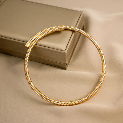 Necklace For Women Adjustable Open Choker Snake Collar Stretch Statement Jewelry Mom Girlfriend Valentine's Day Gift