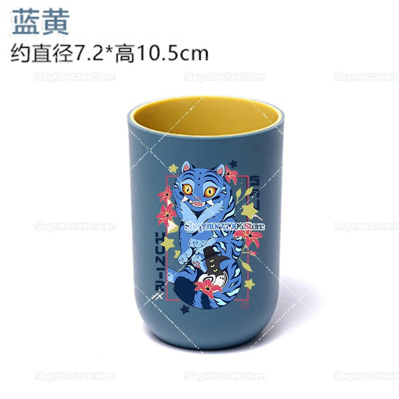 Anime K-pop Demon Hunters Print Bathroom Tumblers Shower Room Products Rumi Mira Zoey Household Merchandises Travel Accessories