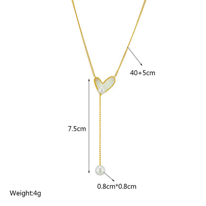 DIEYURO 316L Stainless Steel Heart Eye Square Butterfly Pendant Necklace For Women New Girls Choker Clavicle Chain Jewelry Gifts