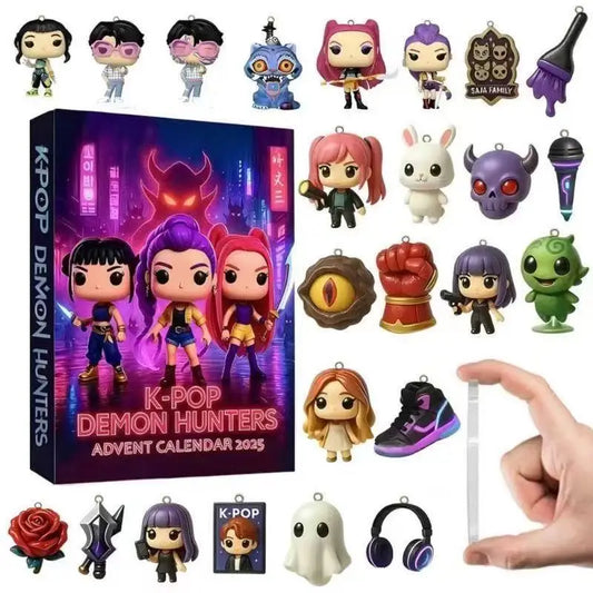 Demon Advent Calendar Gift Hunters Advent Calendar Rumi Mira Zoey Tiger K Pop Hunters Christmas Countdown