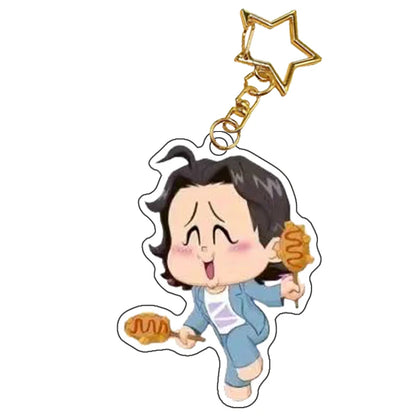 K-Pop Demon Hunters Preorder Huntr-x Keychain - Fan Art Self Made Acrylic Charm Anime Classics Game Collection Toy Gift