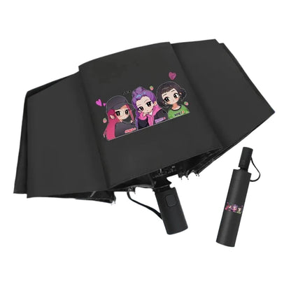 K-Pop Demon Hunters animation cartoon cute umbrella creative unisex sunshade sun protection UV protection parasol gift wholesale