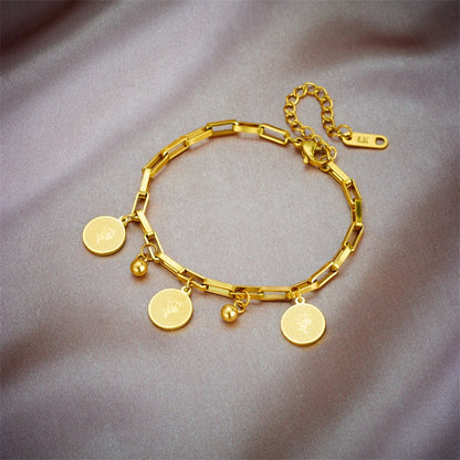 MEYRROYU 316 Stainless Steel Vintage Green Stone Heart Tassel Multilayer Charm Bracelet for Women Wedding Jewelry Beach брелок