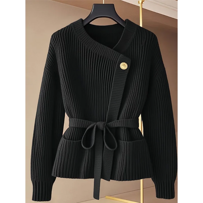 Red Stylish Knit Sweater