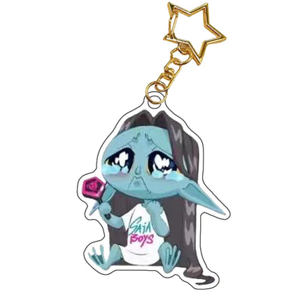 K-Pop Demon Hunters Preorder Huntr-x Keychain - Fan Art Self Made Acrylic Charm Anime Classics Game Collection Toy Gift