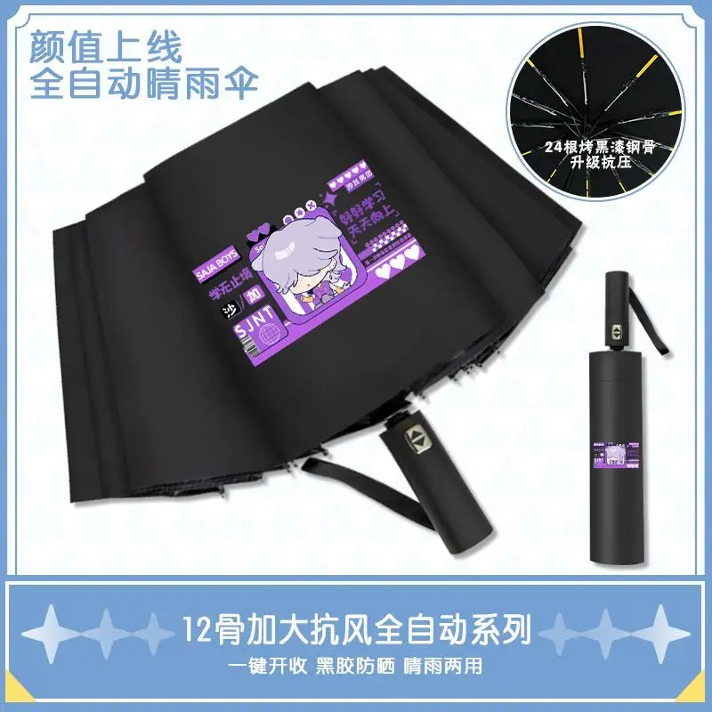 K-Pop Demon Hunters animation cartoon cute umbrella creative unisex sunshade sun protection UV protection parasol gift wholesale
