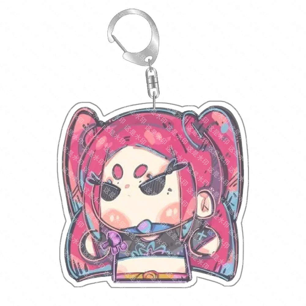 K-Pop Demon Hunters Preorder Huntr-x Keychain - Fan Art Self Made Acrylic Charm Anime Classics Game Collection Toy Gift