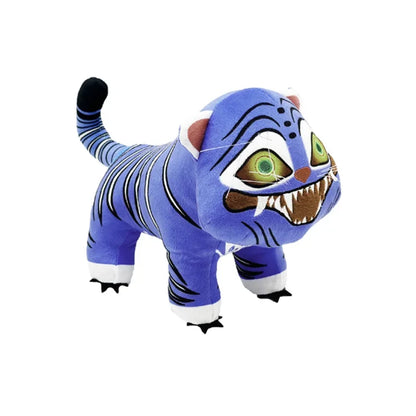 Kpop Demons Hunters Anime Plush Cute Purple Tiger Black Hat Magpie With Eyes Monster Hunt Girl Group Stuffed For Fans Gifts