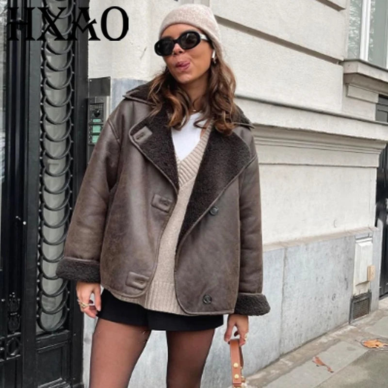 Faux Wool Coats And Mixtures Jacket