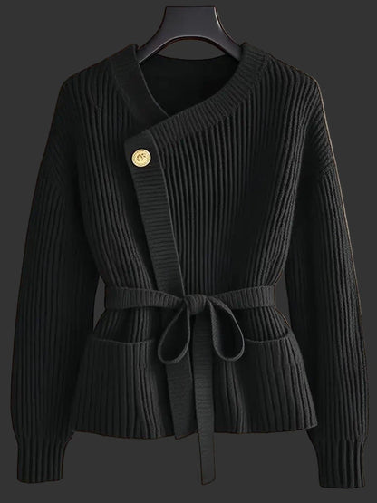 Red Stylish Knit Sweater