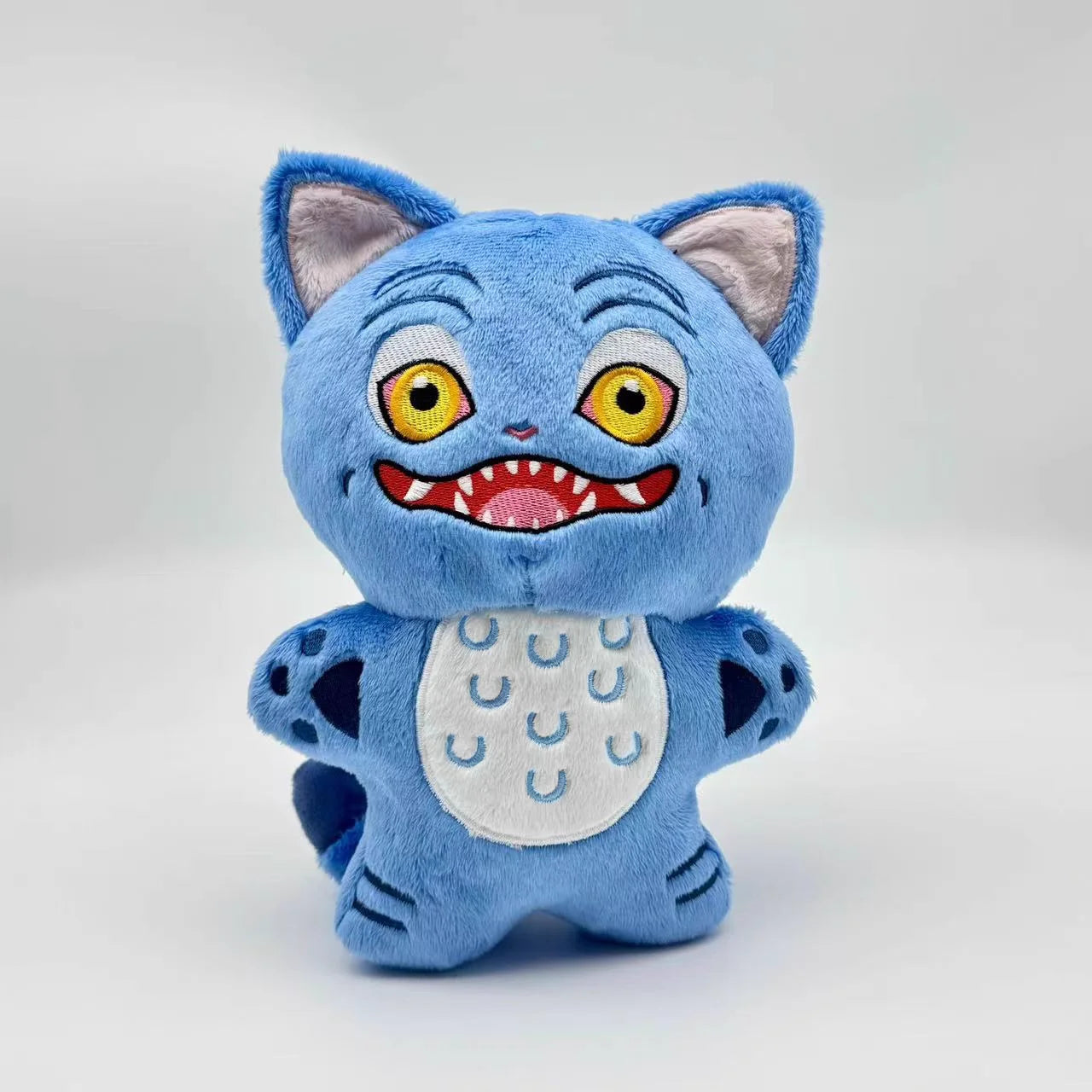 Kpop Demons Hunters Anime Plush Cute Purple Tiger Black Hat Magpie With Eyes Monster Hunt Girl Group Stuffed For Fans Gifts