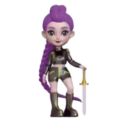 2025 Hot Anime KPop Devil Hunter Doll Vinyl Toy Rumi Mira Zoi Character Vinyl Mask Blind Box Ornament Toy Birthday Gift